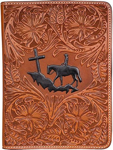 Custom 3D Belt Co. Original Hand Tooled Leather Bible Cover