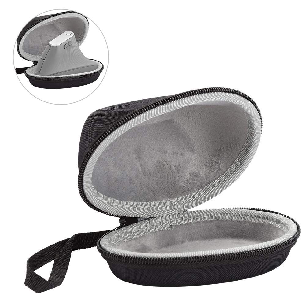 ASHATA Hard EVA Carrying Case for MX Vertical Mouse, Portable Storage Bag Travel Protective Cover for MX Vertical Ergonomic Mouse, Black