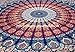 Madhu International mandala barmeri tapestries (Golden Blue, Queen 84x90 Inch)
