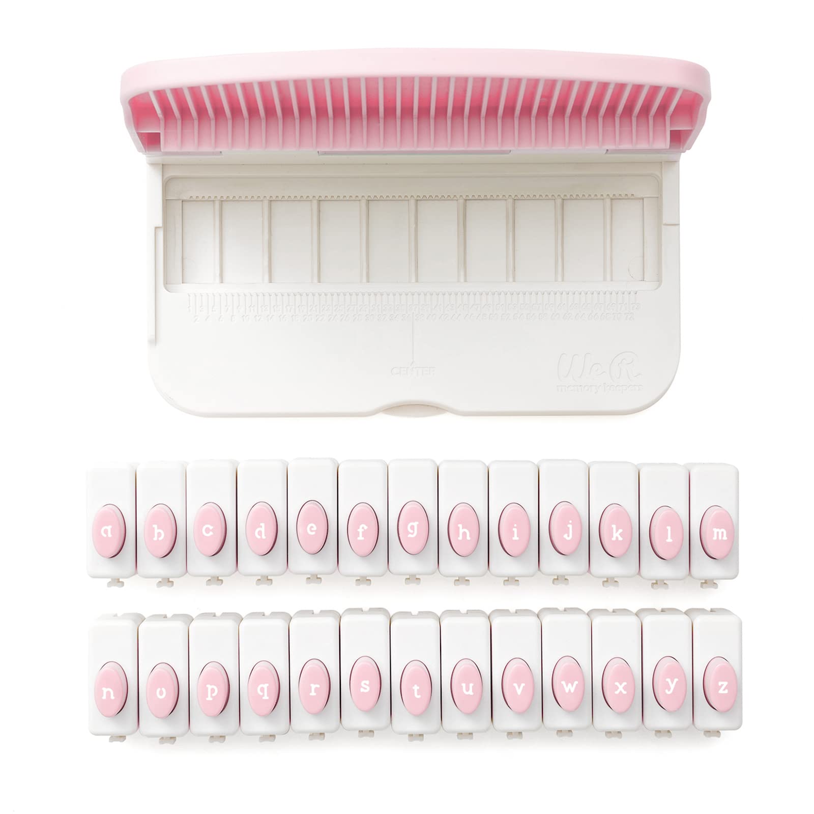 We R Memory Keepers Word Punch Board Lowercase, One Size