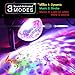 Party Lights Sound Activated, Petronius Disco Ball Strobe Light with Remote Control, Portable DJ Dance Lighting, 7 Colors RGB Lamp for Home Bar Karaoke Birthday Wedding Show Club Pub, 2-Pack
