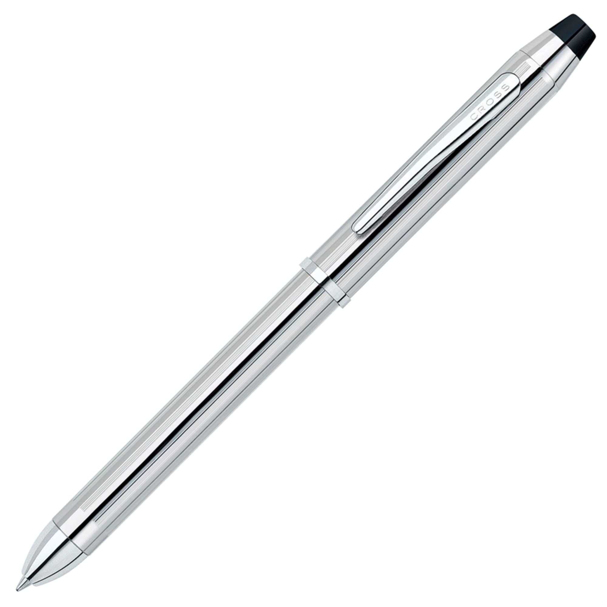Cross Tech 3+ Multifunctional Pen (Standard Box, Mechanical Pencil, Ballpoint Pen, Eraser/Stylus Cap) Glossy Chrome — image 1