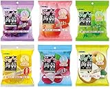 Orihiro Puru do and konjac jelly latest popular set of 6 (Grape Peach Muscat Litchi pineapple-calorie grapefruit) or each 20gx6 (total of 6bags, 36pieces)