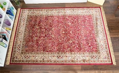 Lalee 347017867 Teppich Kashmir 806 70 X 240 Cm Rot Amazon De
