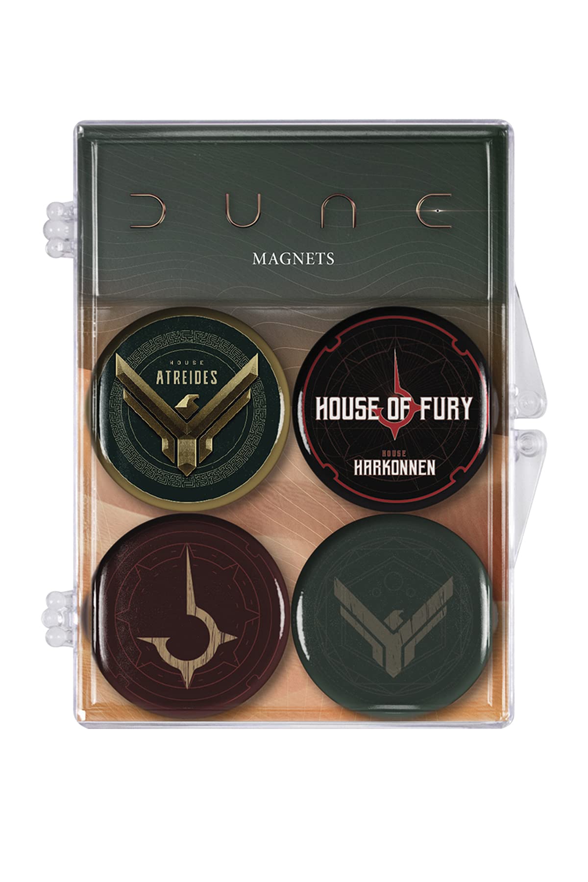 Dark Horse Deluxe Atreides and Harkonnen 4-Pack Magnets