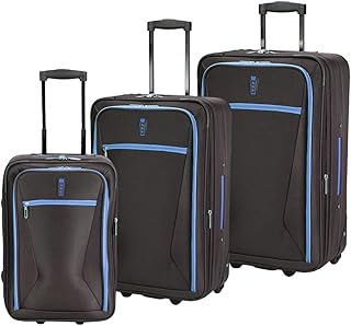 d & n Lederwaren Travel Line 9300 Upright-Set 52/65/72 cm