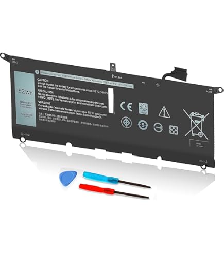 DXGH8 バッテリー互換 Amazon.com: DXGH8 Battery for Dell XPS 13 9370 9380 2019