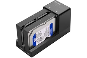 ORICO USB 3.0 to SATA External Hard Disk Drive Dual-Bay Docking Station with Duplicator Offline Clone Function for 2.5 or 3.5