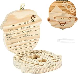 Dearope - Caja para guardar dientes de leche, para niños, de ...