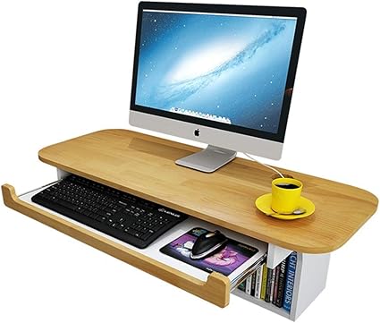 Eeayyygch Klapptisch Wandhalter Laptop Schreibtisch Holz Notebook