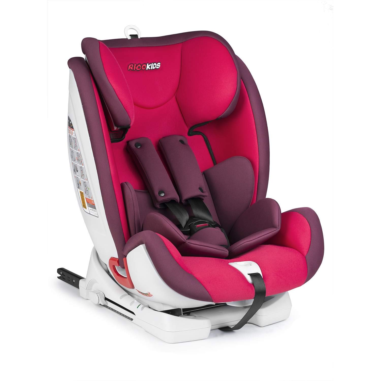 isofix system with top tether