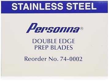 Amazon Com Personna Prep Double Edge Razor Blades Model 74 0002