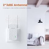 Tenda A9 N300 Universal WLAN Amplifier Repeater Two Antennas 300 Mbps White view 4