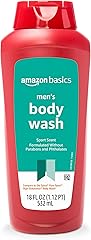 Amazon Basics Men's Body Wash, Sport Scent, Paraben and Phthalate Free, Refreshing Shower Gel, 18 Fluid Ounce