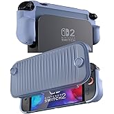 ProCase Dockable Grip Case for Switch 2, Screen Protective PC Front Cover with Foldable Handheld Controller Design, Slim Shockproof Hard Shell Fit for 2025 Switch 2 & Kickstand -Navy