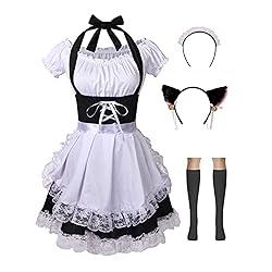 TOONRAIN Women's Maid Costume, Anime Cosplay Dress