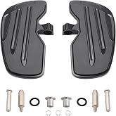 Aferrizu Motorcycle Driver Floorboards Foot Pegs for Indian Scout Sixty Bobber Replace Part Compatible with Indian Scout 2015-2024 (Black)