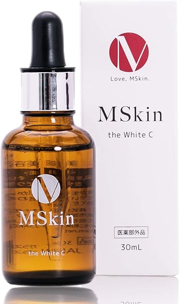 Amazon W美白の日焼け後対策 エムスキン ザ ホワイトc アフターサンケア ビタミンc 誘導体 美白美容液 日焼け後メラニンの生成を抑えシミ そばかす ほてりを防ぐ ビタミンc誘導体 アルブチン Gk2 30ml Mskin アフターサンケア 通販