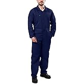 Kolossus Coveralls for Men Long Sleeve Cotton Blend Work Jumpsuit