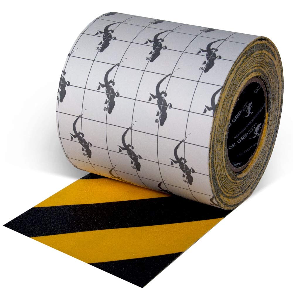 Gator Grip AntiSlip Tape, 6" x 60', Yellow/Black Amazon.ca