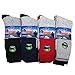 Falari 12 Pairs Thermal Socks Winter Warm Boot Socks Fits Size 10-15 Assorted Colors