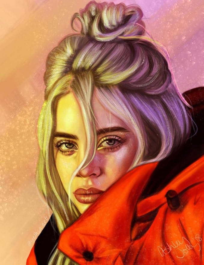 United Mart Poster Rare Poster Billie Eilish Music Art Album Cover