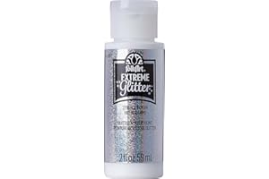 FolkArt Extreme Glitter Acrylic Paint in Assorted Colors (2 oz), 2796, Hologram (XGLT-2796)
