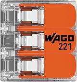 Wago 221-413 Splicing Connector 3 Conductors 0.14-4 mm² Pack of 50 view 5