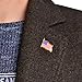 HUIANER 15 pcs American Flag Waving Lapel Pins U.S.A. United State