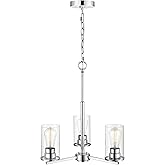 ML Lighting Verlana 3-Light Chandelier Ceiling Light Chrome