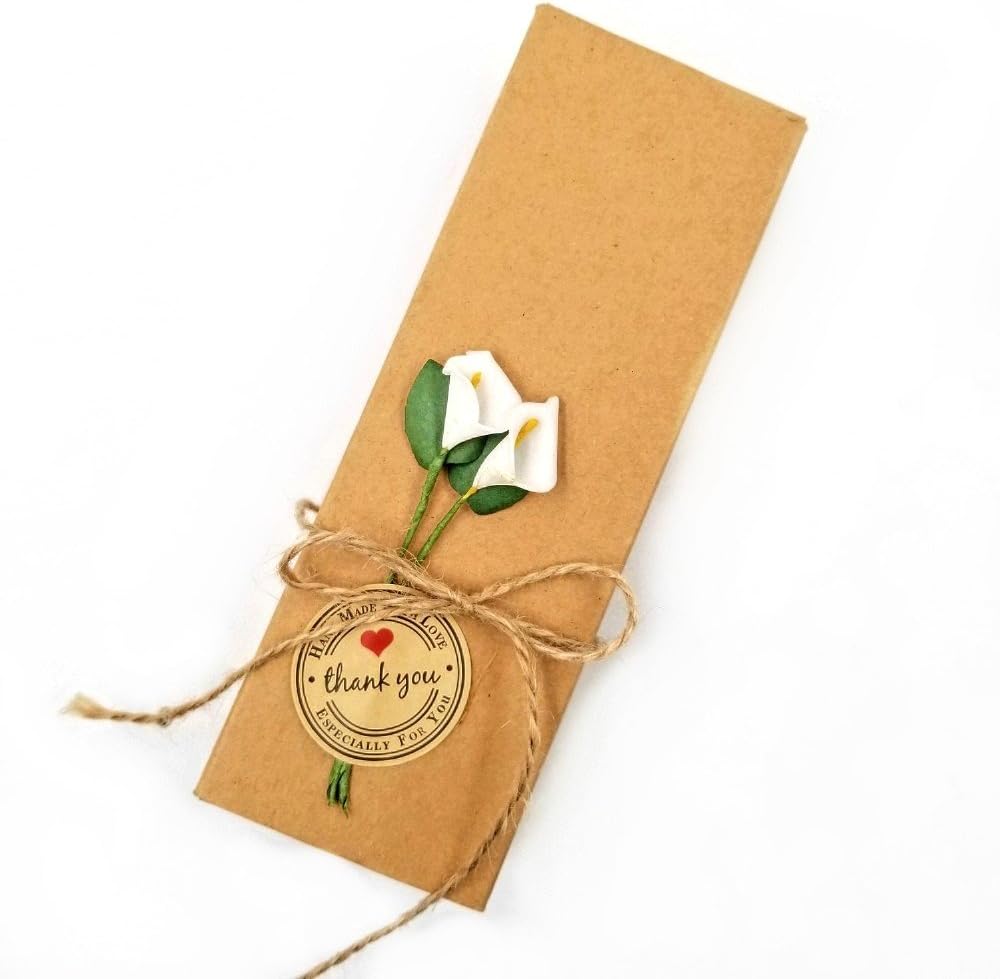 JZK 144 Foam white calla lily small artificial flowers for crafts favour box gift box card making embellishment decoration for wedding birthday Christmas party - Image 3