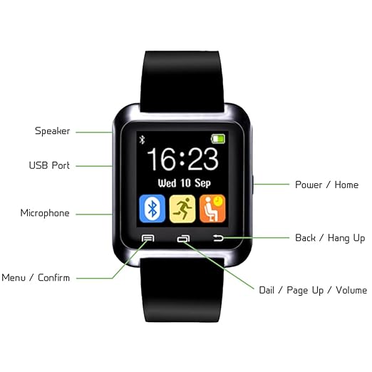 CHEREEKI Smartwatch Bluetooth Smart Watch Reloj Inteligente ...