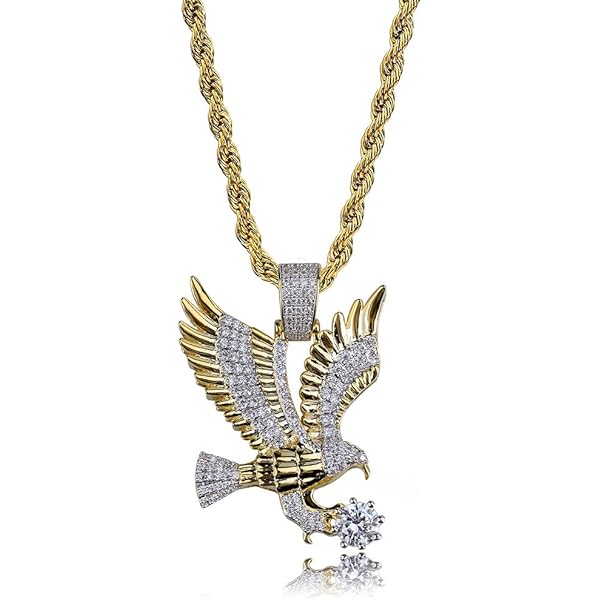 PAMTIER Men's Stainless Steel Vintage Hip Hop Fighting