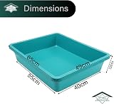 Optimal Products Large Oven Grill Rack Cleaning Soaking Tray 55x40cm view 2