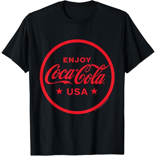 Amazon.com: Coca-Cola - Enjoy Coca-Cola - USA T-Shirt