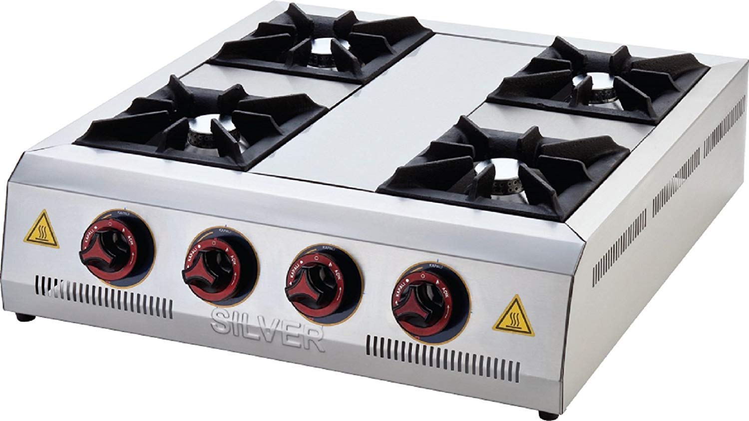 Commercial Kitchen Equipment Heavy Duty RANGETOP 4 Burner cooktop