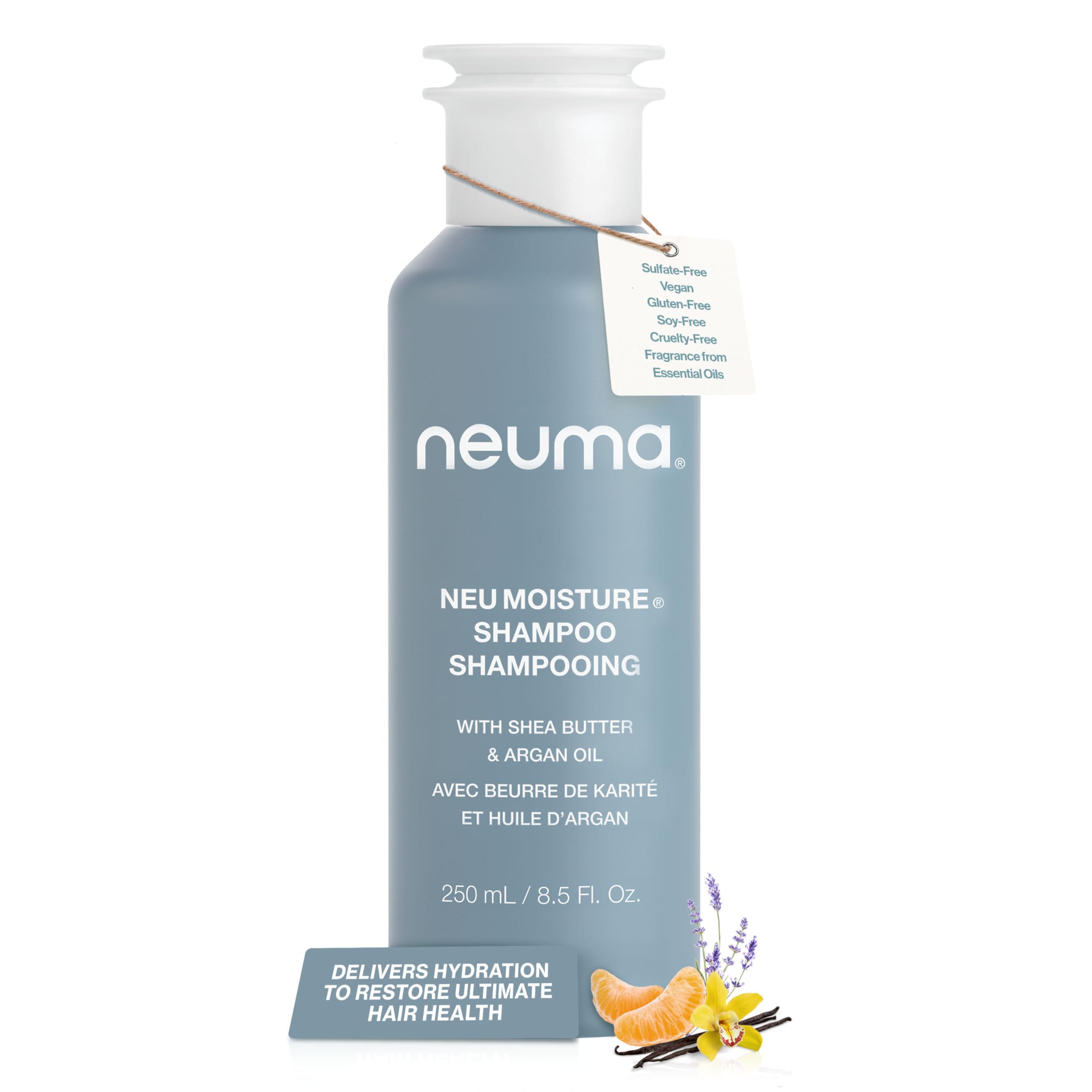 Neuma Neu Moisture Shampoo Lavender, Mandarin & Vanilla Scent, Travel Size Shampoo