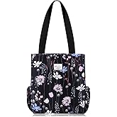 KAMO Floral Tote Bag - Waterproof Lightweight Handbags Travel Shoulder Bag for Hiking Yoga Gym Swimming Travel Beach