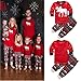 SPECOOL Family Matching Christmas Pajamas Set For Kid Mom And Dad Deer Striped Sleepwear Outfits Nice Christmas gift