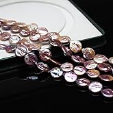 Zotoone Natural Irregular Cultured Freshwater Pearl Baroque Pearl Beads Loose Bead for DIY Women Pendants Earrings Jewelry Making 14.2 inch