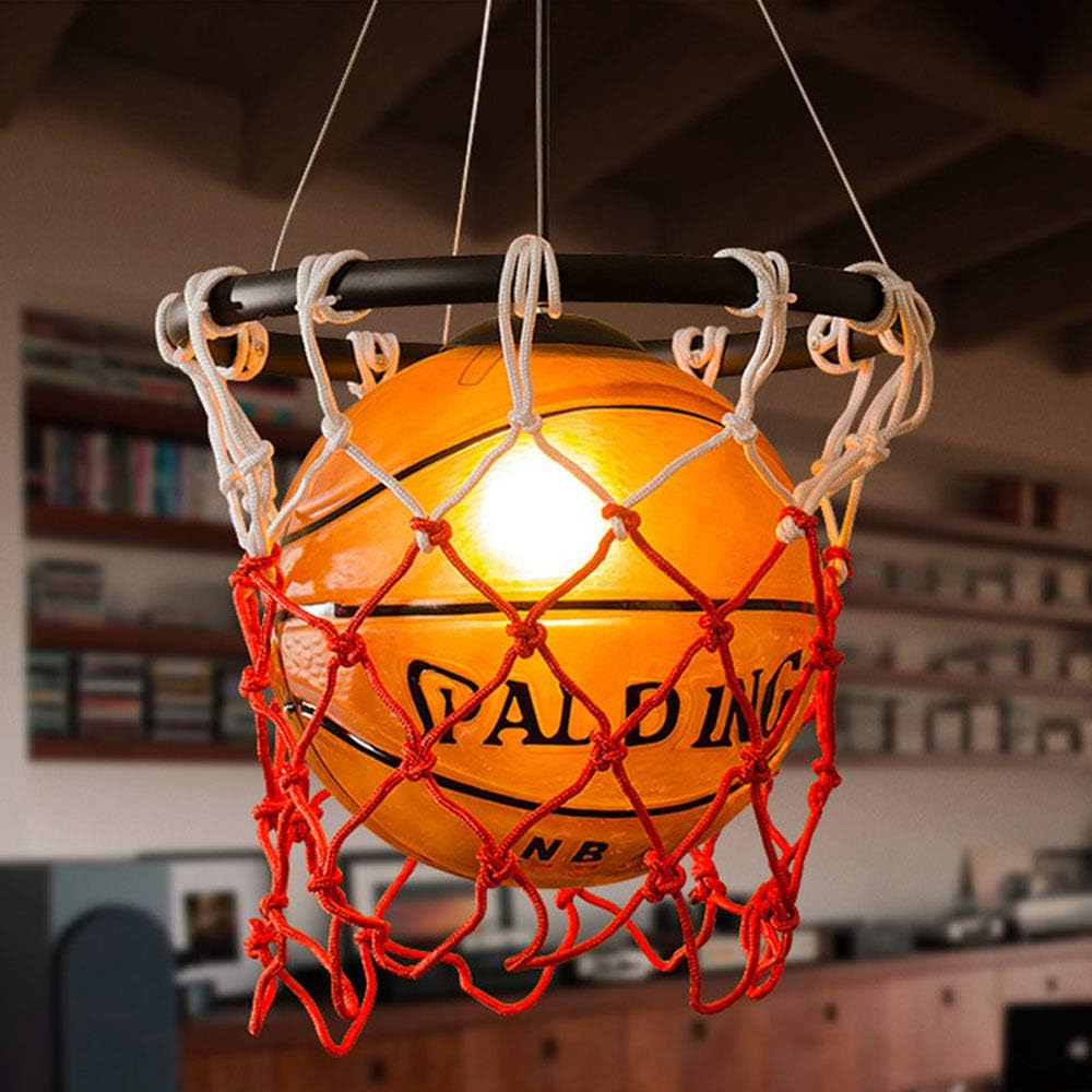 Sky Demons Retro Art Deco Basketball Chandelier Creative Ball Lamp