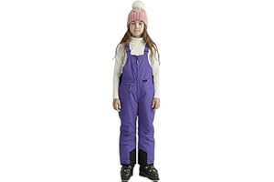 Arctic Quest Boys Girls Unisex Classic Ski & Snow Bib Overall Winter Snowsuit Water-Resistant Windproof Outdoor Rain Bib