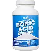 Aqua Science Boric Acid Powder 1lb, 99.9% Industrial-Grade Fine Powder | Multipurpose Acido Borico Cleaner for Kitchen, Sink, Laundry, Stain Remover and Deodorizer - Made in USA Since 1983