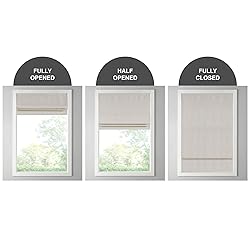 Madison Park Galen Cordless Roman Shade, 31"W x
