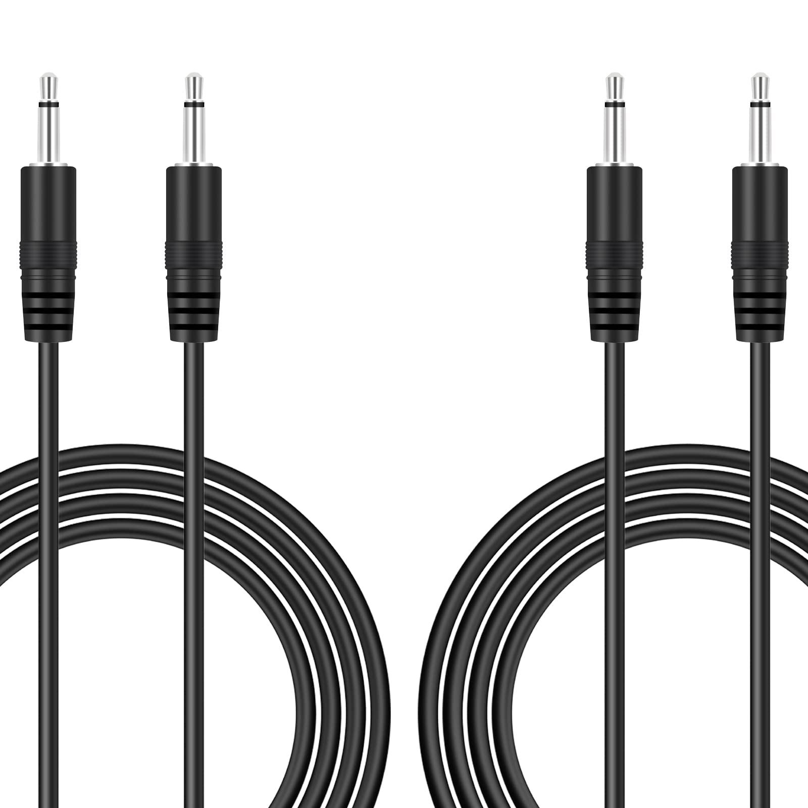 Photo 1 of Bolvek 2 Pack 6ft 3.5mm 1/8" Male TS Mono Plug to 3.5mm Male Mono Jack Audio Cable
