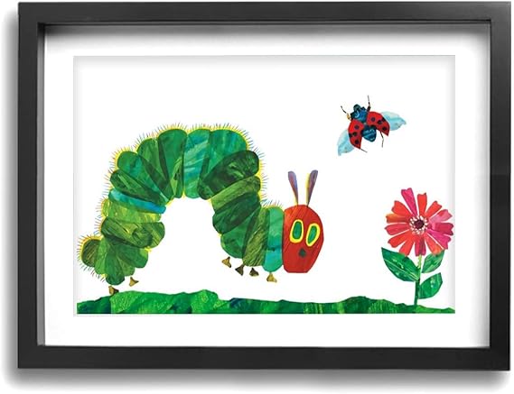 Amazon Co Jp 絵画家 はらぺこあおむし 昆虫のイラスト パネル絵 ソファの背景絵画 キャンバス絵画 壁掛け お祝いやプレゼントに 額縁付き 絵画 軽くて取り付けやすい 木枠付40x30cm 服 ファッション小物