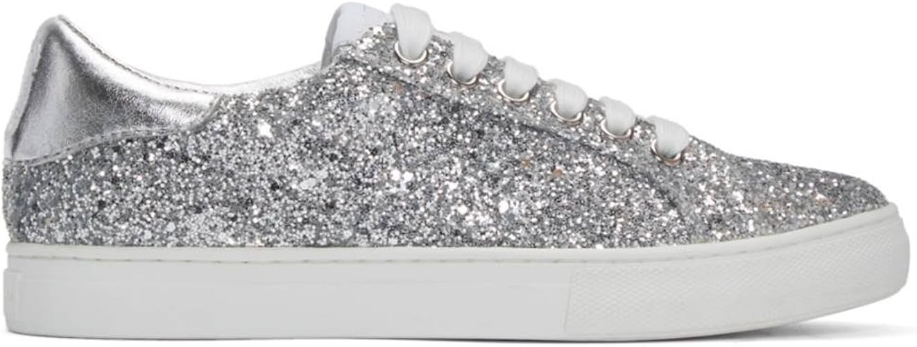Amazon マーク ジェイコブス Marc Jacobs レディース シューズ 靴 スニーカー Silver Glitter Empire Sneakers 並行輸入品 Marc Jacobs マークジェイコブス シューズ バッグ
