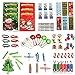 Neliblu Christmas Toys Party Favors Mega Assorted Stocking Stuffers, Holiday Toys and Activities, Christmas Coloring Books, Tattoos, Jingle Bell Bracelets and More 72 Mega Christmas Toy Assortment