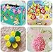 MAMUNU 4 Shapes 150 PCS Felt Flowers Fabric Flower Ornaments for Clothes, Bags, Shoes, Hats and Other Craft Decorations, Assorted Color