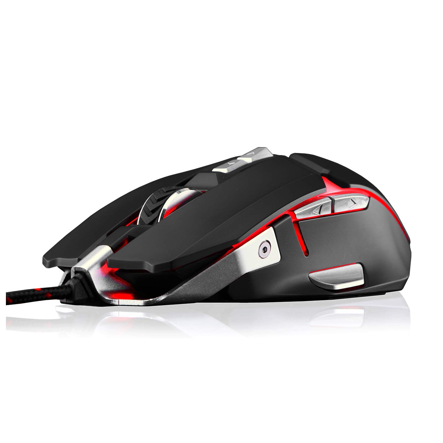 RIOTORO Aurox Prism RGB Gaming Mouse - Black